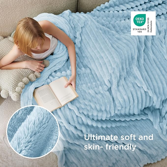 Bedsure Soft Full Size Fleece Blankets - Image 4