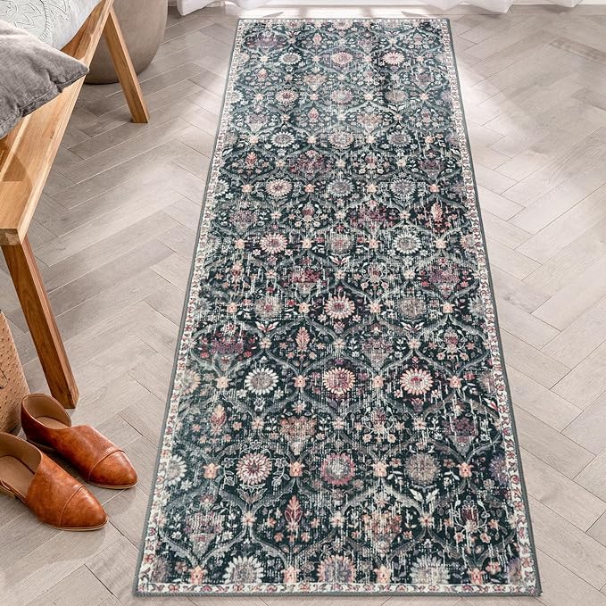 Lahome Moroccan Washable Runner Rug, 2x6 Kitchen Runners by Lahome