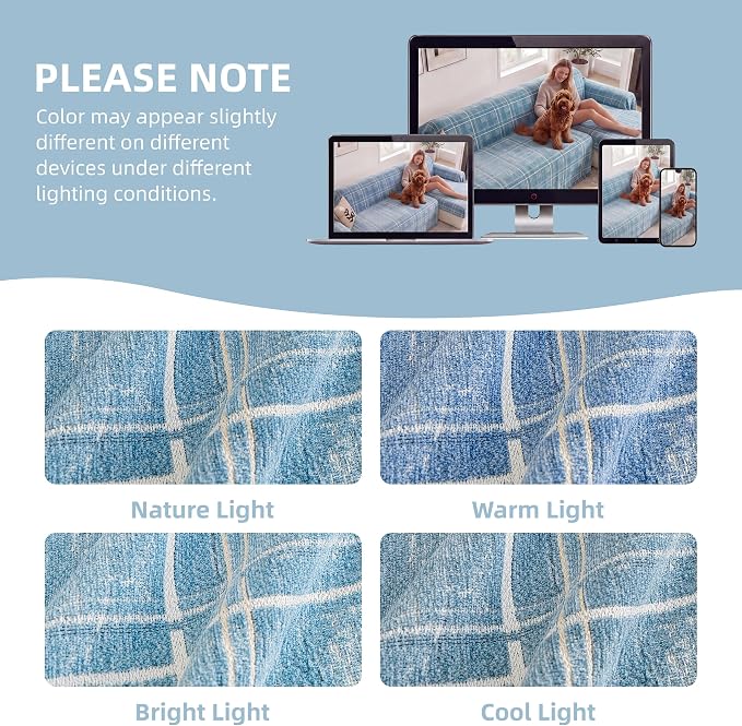 Couch Cover for Dogs Washable Sofa Cover, Sectional Couch Covers, Sofa Covers - Image 7