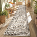 Yamaziot 2x12 Washable Hallway Runner Rug Non Slip Floral Carpet, Stain by Yamaziot