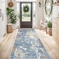4x8 Washable Indoor Entryway Rug – Non-Slip Rubber Backed Floor Mat by BYYVOORugsforYourHome