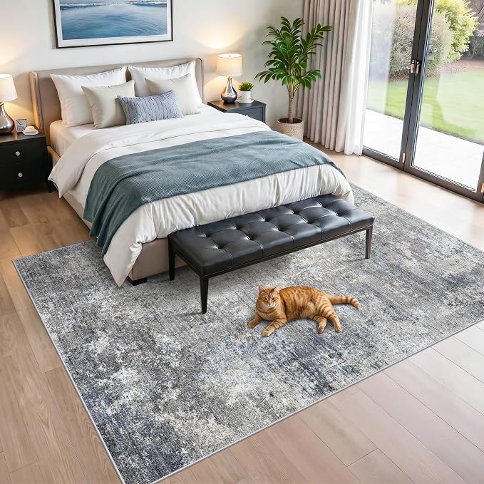 7x10 Rug for Living Room Washable – Non-Slip Soft Carpet for Bedroom Dining Room - Image 3
