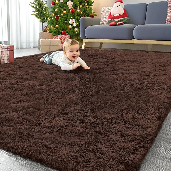 OLANLY 8x10 Machine Washable Large Area Rugs by OLANLY