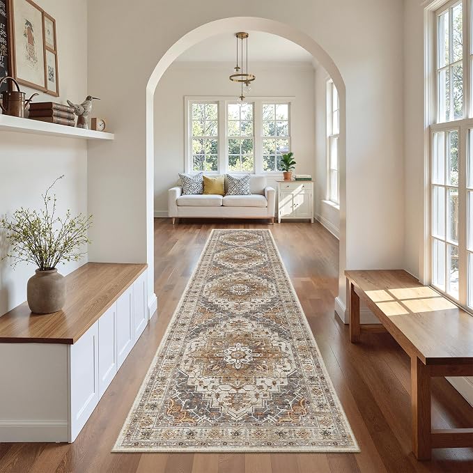 Madane Washable Runner Rugs 2x10 Long - Image 2