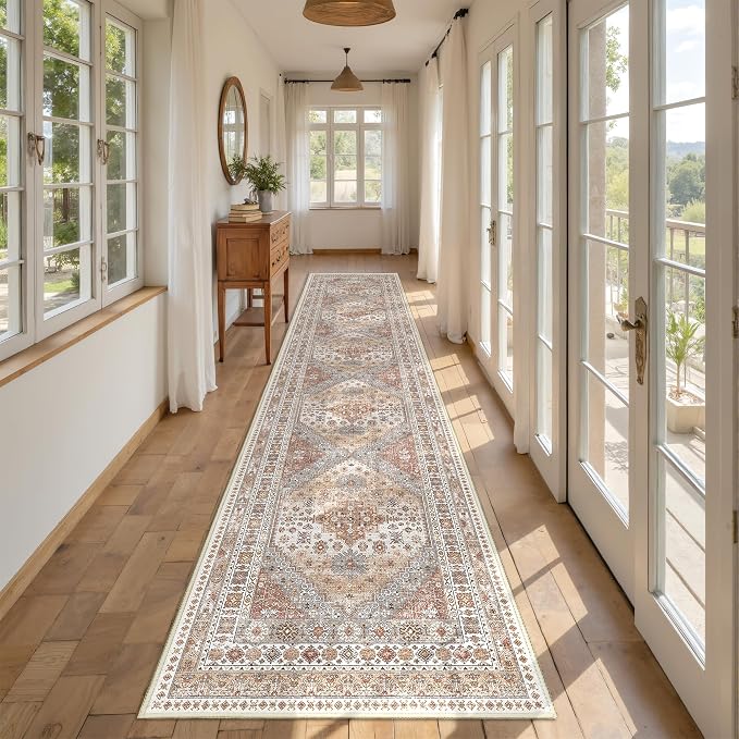 Runners for Hallway 12ft, Non-Slip Long Bathroom Rugs, Living Room, Soft - Image 5