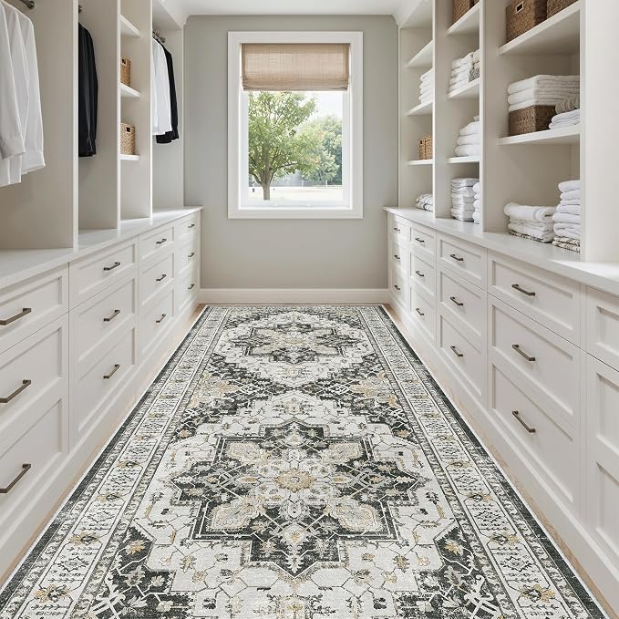 Madane 4x12 Wide Hallway Runner Rug Washable - Image 3