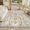 Madane 5x7 Area Rugs for Living Room, Non-Slip Washable Rug, Soft Low Pile by Madane