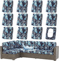 Waterproof Outdoor Cushion Covers, Stretch Patio Slipcovers | UV Resistant by hyha