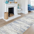 2'6 x 12' Runner Rug Non Slip, Washable Kitchen Rugs, Living Room, Long Rug by Restydon