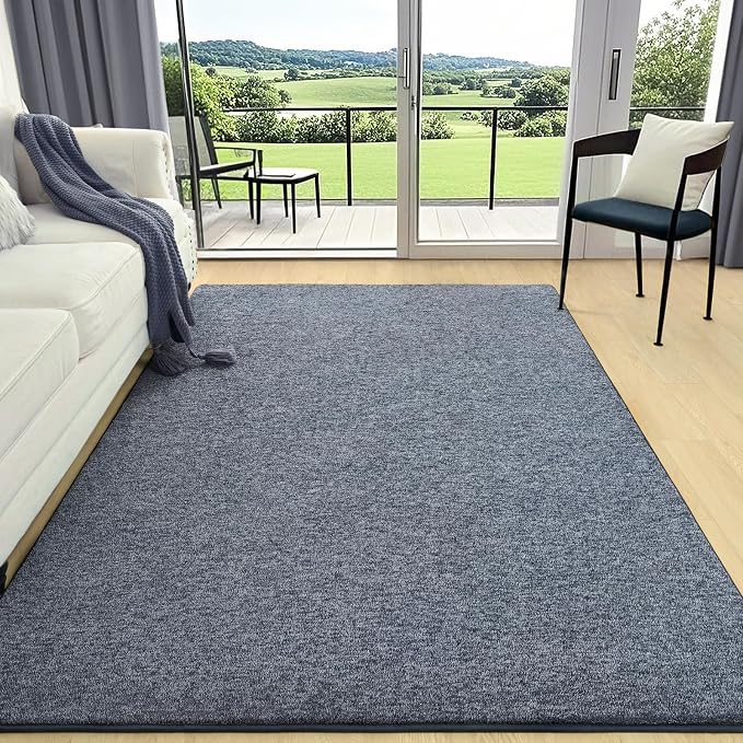 6x9 Area Rugs for Living Room Non Slip Dorm Bedroom Rug, Minimalist Washable - Image 2