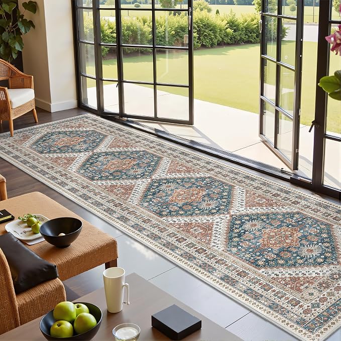 Runner Rug 2x10, Washable Rugs for Entryway Rug, Bathroom Bedroom - Image 4