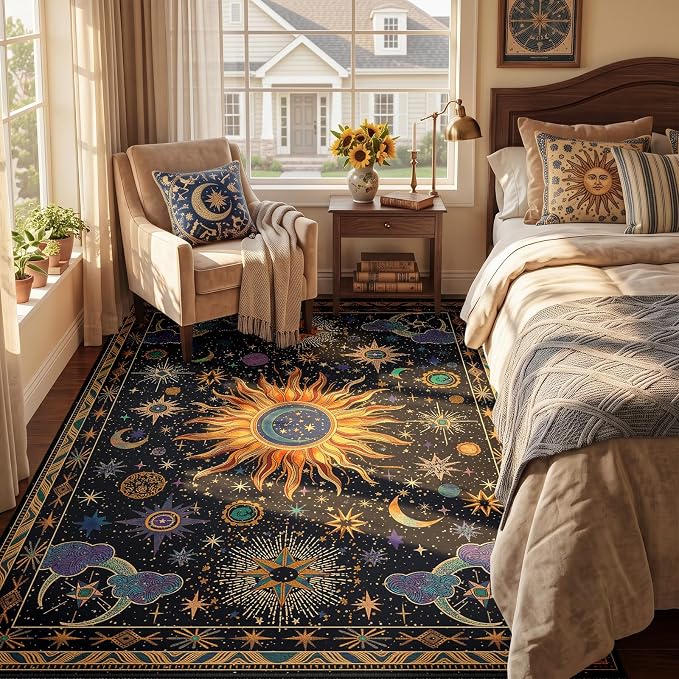 Vacuum-Friendly, 5x7 Washable Area Rug - Image 2