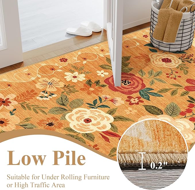DUKINO 3x8 Kitchen Runner Rug, Washable Rug - Image 7