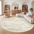 Round Rug 8ft, Circle Rug for Dining Room Table, Dining Room, Nursery Room by Restydon