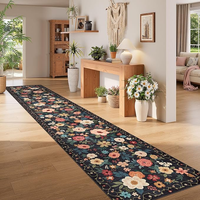 DUKINO 3x16 Runner Rug for Hallway, Non Slip Long Washable Rug, Low Pile - Image 5