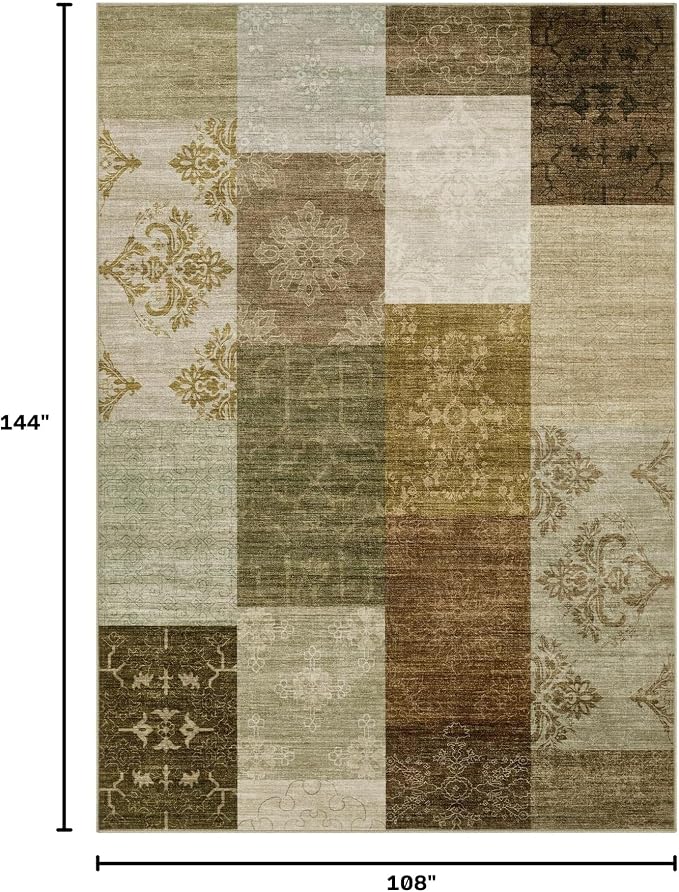 UERMEI 9x12 Area Rug for Living Room - Image 2