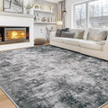 Aelenmu 8x10 Area Rugs for Living Room Bedroom Dining Room Washable Black | by Aelenmu