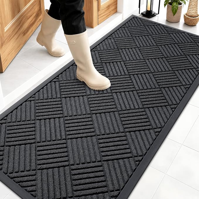 OLANLY Front Door Mat Outside Entrance 59x23, Waterproof Heavy-Duty Doormat | by OLANLY