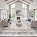 Pink Rugs for Bedroom-10x14 Area Rugs for Living Room, Dining Room, Low Pile by Zesthome