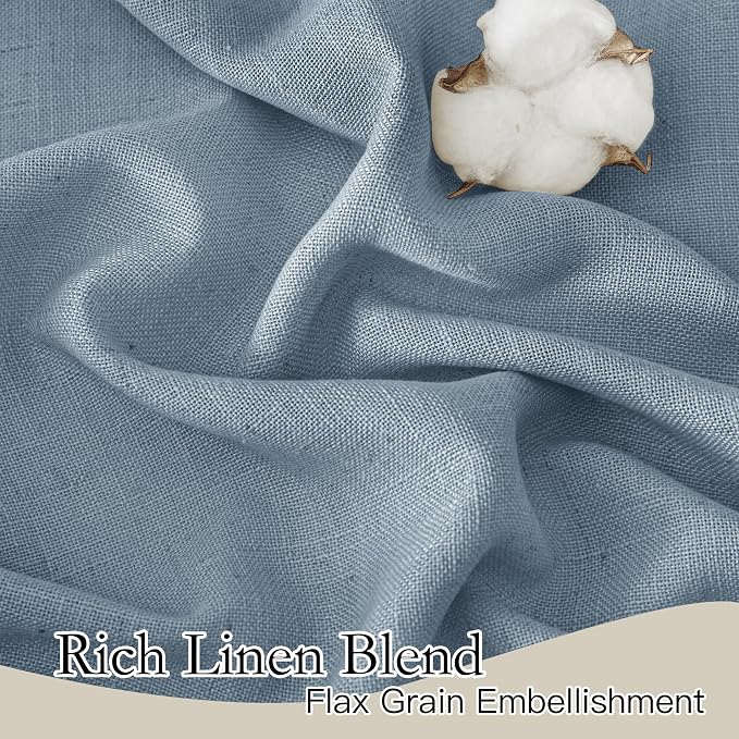 RYB HOME Sheer Curtains 108 inches, Extra Long Floor to Ceiling Curtains | - Image 3