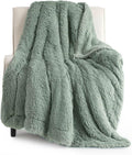 Bedsure GentleSoft Fluffy Sage Green Throw Blanket, Sage Green Decor by Unknown