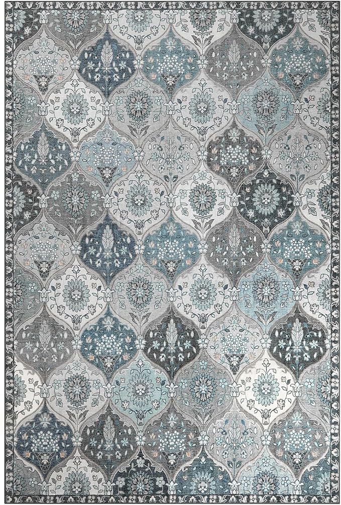 Lahome Moroccan Washable Area Rug 6x9, Large Soft Living Room Bedroom Rugs | - Image 8