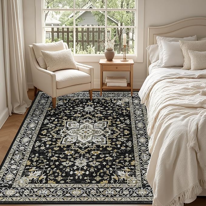 4x6 Area Rugs Living Room: Washable Rug - Image 3