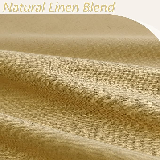 100% Blackout Curtains 108 Inch Length 2 Panels Set - Image 3
