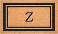 Calloway Mills 152961830Z Black Border 18" x 30" Monogram Doormat by Callowaymills