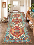 SERISSA 2'6"x8' Washable Non Slip Boho Runner Rug by SERISSAHomeDecorCollection
