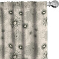 Ambesonne Dahlia Curtains, Vintage Style Garden Flower Sketches of Dahlia and Chrysanthemum Botany Theme, Window Treatments 2 Panel Set for Living Room Bedroom, Pair of - 28" x 63", Beige Black