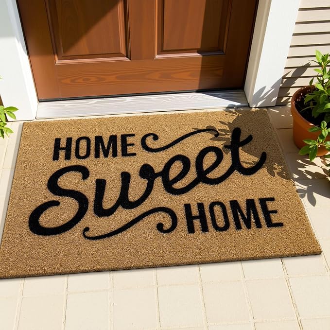 OLANLY Front Door Mat, Low Profile Doormat, Stain and Fade Resistant, - Image 2