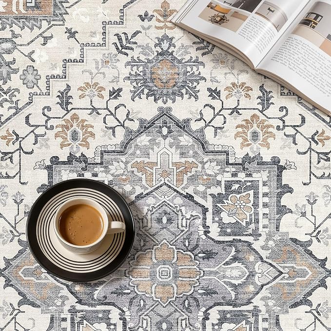 UERMEI 5x7 Area Rug Living Room Rugs - Image 8