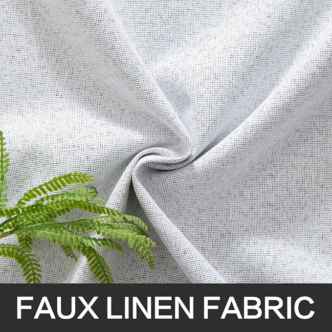 MIULEE 100% Blackout Linen Curtains - Image 5