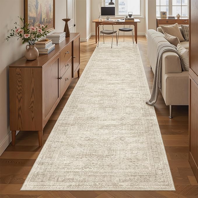 Soalmost Hallway Runner Rug 2'6"x10' Non-Slip Runners - Image 2