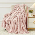 Aganear Fleece Throw Blanket for Couch Sofa 50"x60" Pink | Lightweight Fuzzy by Aganear