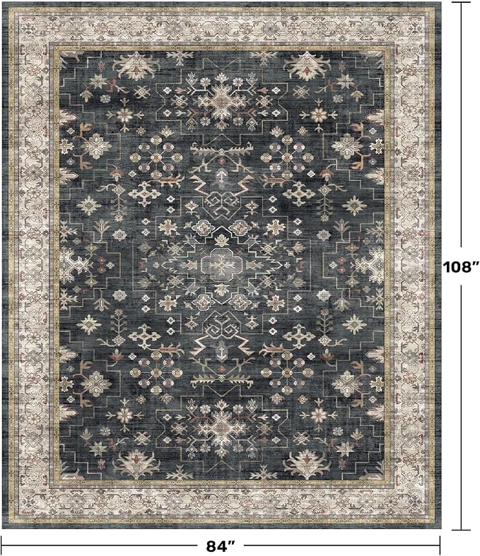 Boho Dining Room Rugs for Under Table - Image 2