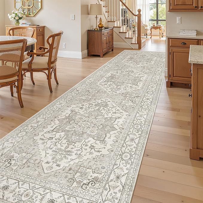 Madane Hallway Runner Rug 3x10 Washable Kitchen Runners 10ft, Soft Low-Pile - Image 4
