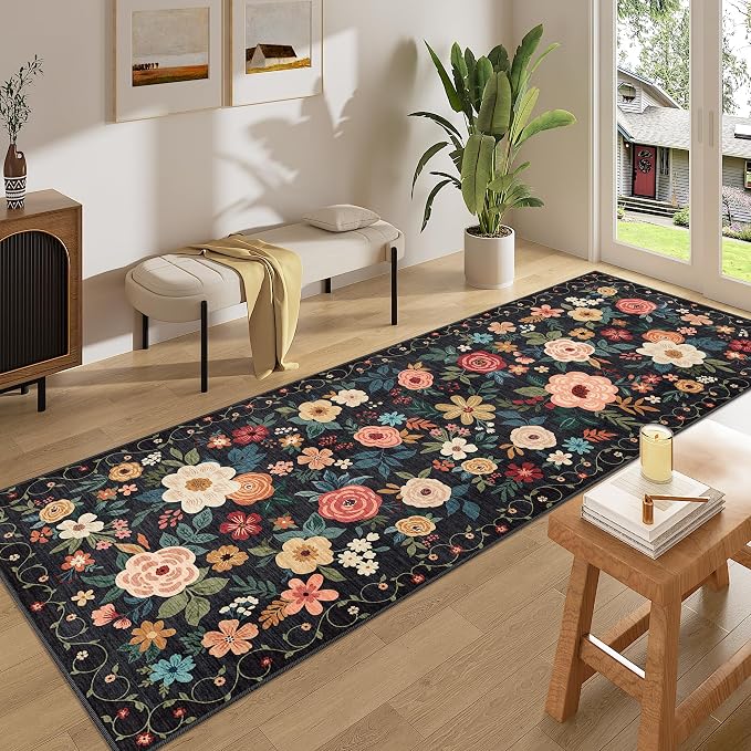 DUKINO 3x8 Kitchen Runner Rug, Washable Rug - Image 3