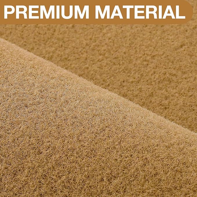 OLANLY Half Circle Front Door Mat, Low Profile Doormat, Stain and Fade Resistant - Image 5