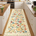DUKINO 3x8 Hallway Runner Rug, Washable Kitchen Rug Non Slip, Low Pile by DUKINO
