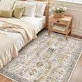 Madane Area Rug 4x6 Washable Rugs Vintage by Madane