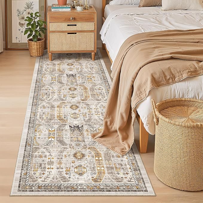 Madane Hallway Runner 3x8, Kitchen Rugs Washable Entry Rug, Soft Low-Pile - Image 5