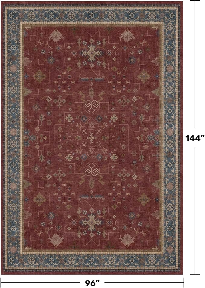 Oriental 8x12 Large Area Rugs for Living Room - Image 2