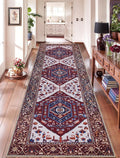 SERISSA 2'6"x10' Washable Non Slip Boho Runner Rug by SERISSAHomeDecorCollection