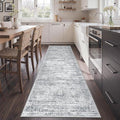 2'6 x 8' Runner Rug Non Slip, Washable Kitchen Rugs, Nursery Room, Soft Runner by Restydon