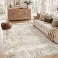 cotiled 6x9 Area Rugs for Living Room: Boho Washable Rug for Dining Room | by COTILED