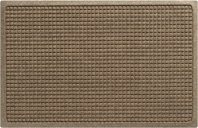 WaterHog Squares Front Door Mat Indoor Outdoor Entrance, All-Weather Mats | by WaterHog