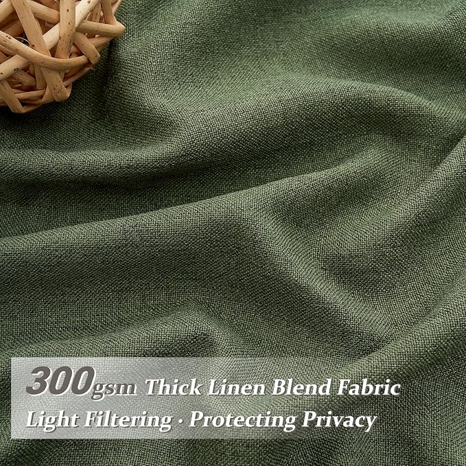 PleatedDrapes Vintage Moody Green Lodon Curtains - Image 2