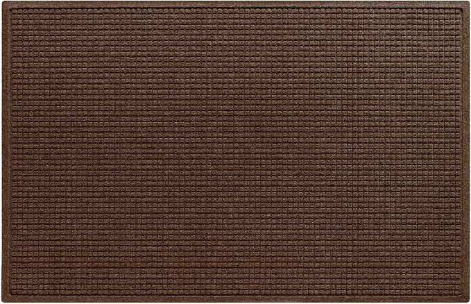 WaterHog Squares Front Door Mat Indoor Outdoor Entrance, All-Weather Mats | by WaterHog